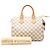 Louis Vuitton White Damier Azur Speedy 25 Bianco - vista 7