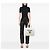 Prada White Spugna Terry Cloth Logo Tote Weiß - Ansicht 7