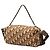 Borsa a tracolla Flight in tela Oblique marrone Dior - vista 2