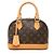 Louis Vuitton Brown Monogram Alma BB Marrone