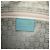 Borsa a tracolla Gucci Blue Square G in camoscio Blu chiaro - vista 5
