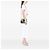 Louis Vuitton White Monogram Palm Print Twist MM Bianco - vista 6