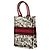 Borsa Dior Book Tote verticale in tela ricamata DiorAmour bianca con graffiti Bianco - vista 2
