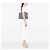 Chanel Gray Caviar Grand Shopping Tote Marrone - vista 5