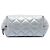 Neceser Chanel Reissue 2.55 de piel de cordero acolchada plateada Plata - vista 3