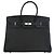 Hermès Black Epsom Birkin Retourne 35 Nero
