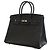 Hermès Black Epsom Birkin Retourne 35 Nero - vista 3