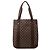 Louis Vuitton Brown Damier Ebene Cabas Beaubourg Marrone