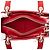 Dior Red Medium Patent Cannage Lady Dior Rosso Bordò - vista 4