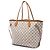 Louis Vuitton White Damier Azur Neverfull MM - view 2