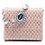 Borsa Satchel Miu Miu in Nappa Matelassé Marrone con Catena di Cristalli