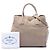 Borsa Tote Aperta Convertibile Prada Beige Vitello Daino - vista 7