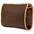Céline Clutch Celine Brown Macadam Coated Canvas Marrone - vista 2