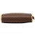 Céline Clutch Celine Brown Macadam Coated Canvas Marrone - vista 3