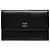 Cover passaporto Chanel CC in vitello nero