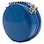 Borsa Chanel Blue CC Patent Round As Earth Bag - vista 2