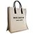 Tote North South Rive Gauche Saint Laurent in fibre miste marrone - vista 6