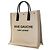 Tote North South Rive Gauche Saint Laurent in fibre miste marrone - vista 7