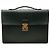 Louis Vuitton Green Taiga Serviette Kourad Briefcase Verde Verde scuro