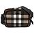 Borsa a tracolla Burberry Brown Giant Check E-Canvas Paddy Marrone Marrone scuro