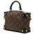 Louis Vuitton Brown Monogram Petite Malle Souple Marrone - vista 2