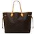Louis Vuitton Brown Monogram Neverfull GM Marrone