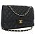 Chanel Black Jumbo Classic Caviar Double Flap Noir - vue 2