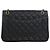 Chanel Black Jumbo Classic Caviar Double Flap Noir - vue 4