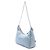 Borsa Satchel Prada Re Edition 2005 in Tessuto con Rifiniture in Saffiano Blu Blu chiaro - vista 2