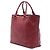 Tote aperta convertibile Prada Red Vitello Daino Rosso Bordò - vista 2