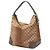 Bolso de hombro Gucci Brown GG Lurex Heart Bit Castaño Bronce - vista 2