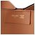 Céline Celine Borsa Cube Small in pelle di vitello morbida marrone - vista 5