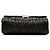 Miu Miu Black Matelasse Nappa Push Lock Flap Nero - vista 3