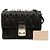 Miu Miu Black Matelasse Nappa Push Lock Flap Nero - vista 7