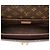 Louis Vuitton Brown Monogram Pochette Metis Marrone - vista 4