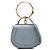 Borsa Nile Chloé Piccola in Pelle Blu con Cinturino da Polso Blu chiaro