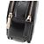 Chanel Vanity Case Round Handle With Care in pelle d'agnello lucida matelassé nera con catena Nero - vista 12