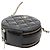 Chanel Vanity Case Round Handle With Care in pelle d'agnello lucida matelassé nera con catena Nero - vista 5