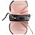 Chanel Vanity Case Round Handle With Care in pelle d'agnello lucida matelassé nera con catena Nero - vista 6