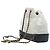 Chanel Gabrielle Backpack Small aus weißem bicolor gestepptem gealterten Kalbsleder - Ansicht 2