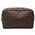 Louis Vuitton Brown Monogram Trousse Toilette 28 Marrone