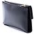 Clutch Uptown Monogramma in pelle di vitello liscia e lucida nera Saint Laurent Nero - vista 2