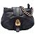 Burberry Black Small Grained Calfskin Holyoake Crossbody Nero