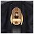 Burberry Black Small Grained Calfskin Holyoake Crossbody Nero - vista 6