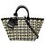 Bolsa Cesto Bistro Balenciaga em couro sintético amarelo XS
