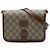 Gucci Mini Borsa a Tracolla GG Supreme Interlocking G Beige