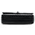Chanel Black Medium Classic Chevron Patent So Black Double Flap Nero - vista 3