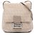Borsa a tracolla Fendi Brown Zucchino Canvas Marrone Beige