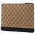 Clutch Gucci in tela GG beige - vista 2