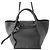 Céline Celine Big Bag Medium in pelle di vitello grana naturale morbida nera Nero